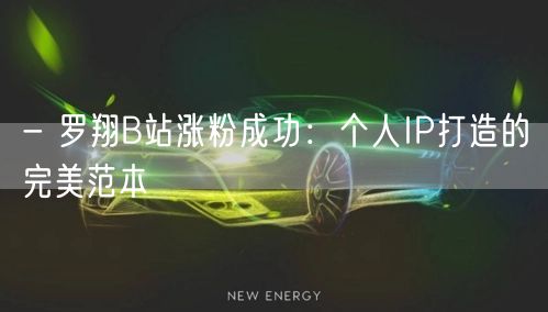 - 罗翔B站涨粉成功：个人IP打造的完美范本