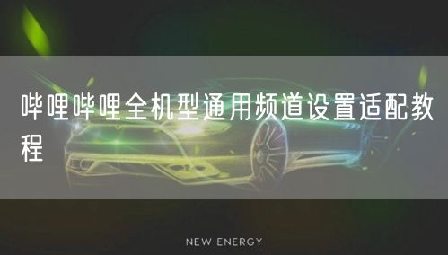 哔哩哔哩全机型通用频道设置适配教程