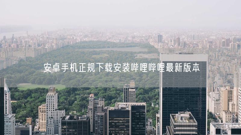 安卓手机正规下载安装哔哩哔哩最新版本