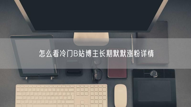 怎么看冷门B站博主长期默默涨粉详情