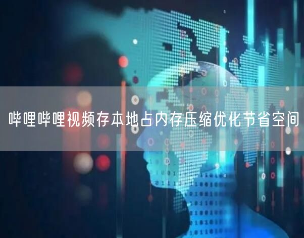 哔哩哔哩视频存本地占内存压缩优化节省空间