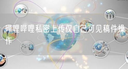 哔哩哔哩私密上传仅自己可见稿件操作