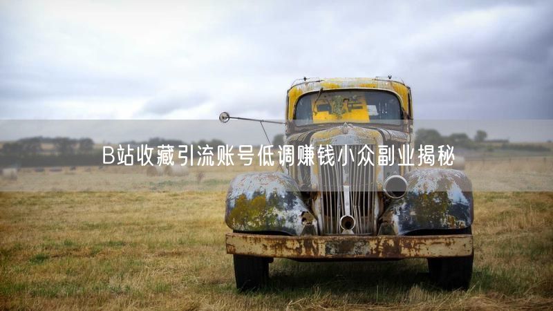 B站收藏引流账号低调赚钱小众副业揭秘