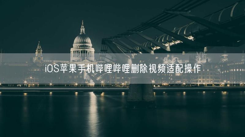 iOS苹果手机哔哩哔哩删除视频适配操作