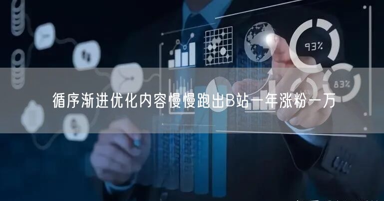 循序渐进优化内容慢慢跑出B站一年涨粉一万