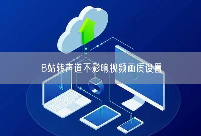 B站转声道不影响视频画质设置
