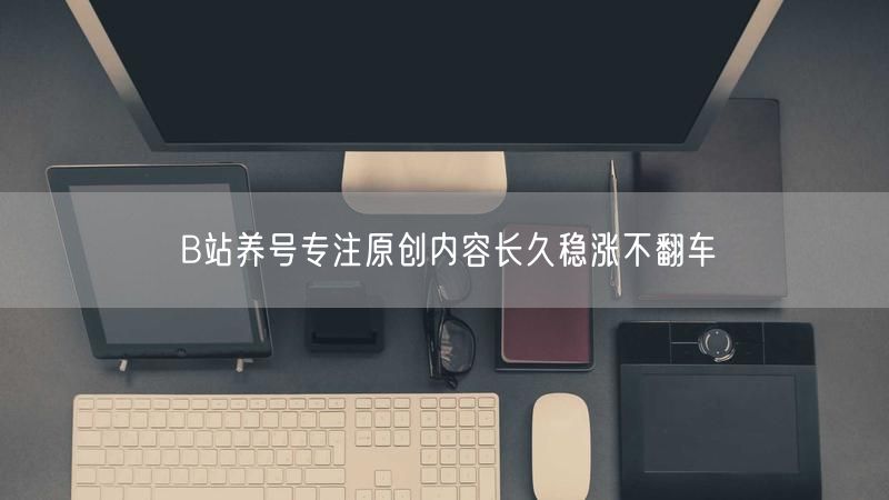 B站养号专注原创内容长久稳涨不翻车