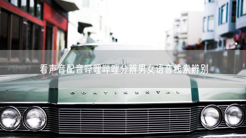 看声音配音哔哩哔哩分辨男女语音线索辨别