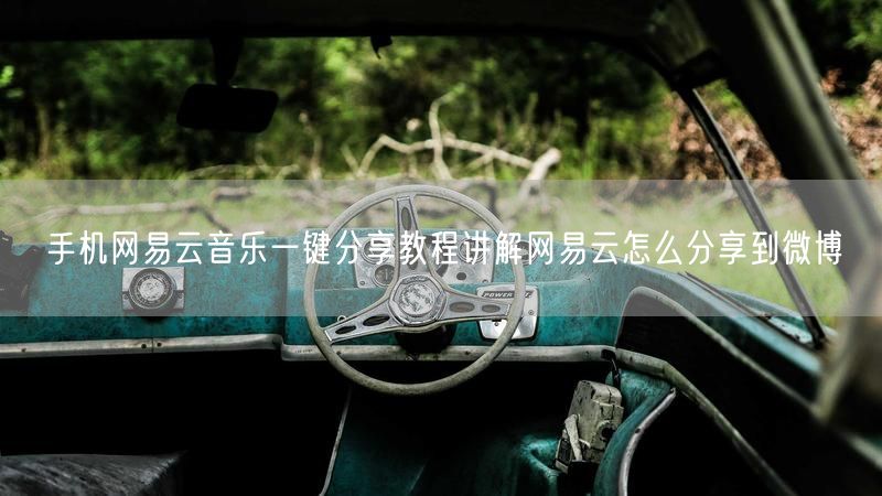 手机网易云音乐一键分享教程讲解网易云怎么分享到微博