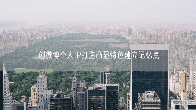 创微博个人IP打造凸显特色建立记忆点