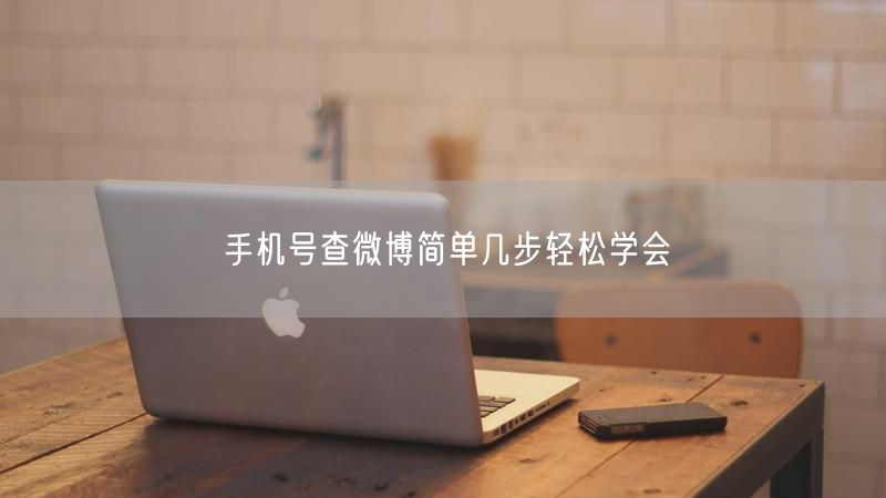 手机号查微博简单几步轻松学会